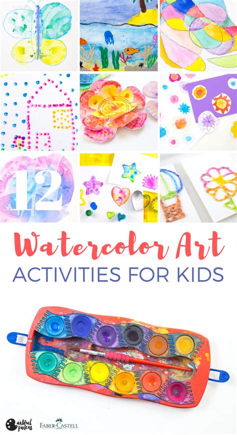12 Awesome Watercolor Art Activities For Kids That Use The Simplest Of