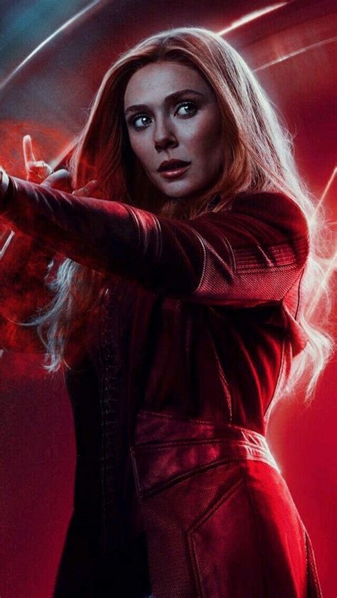 Scarlet Witch Elizabeth Olsen Marvel Filmleri Yenilmezler