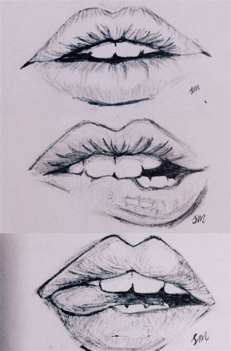 Lip Drawing Mouth Drawing Drawing Artist Drawing Faces Flower