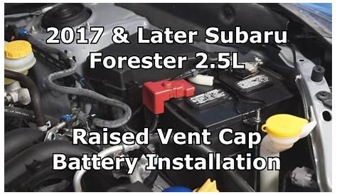 Subaru Forester (2017) - New Battery Install - YouTube