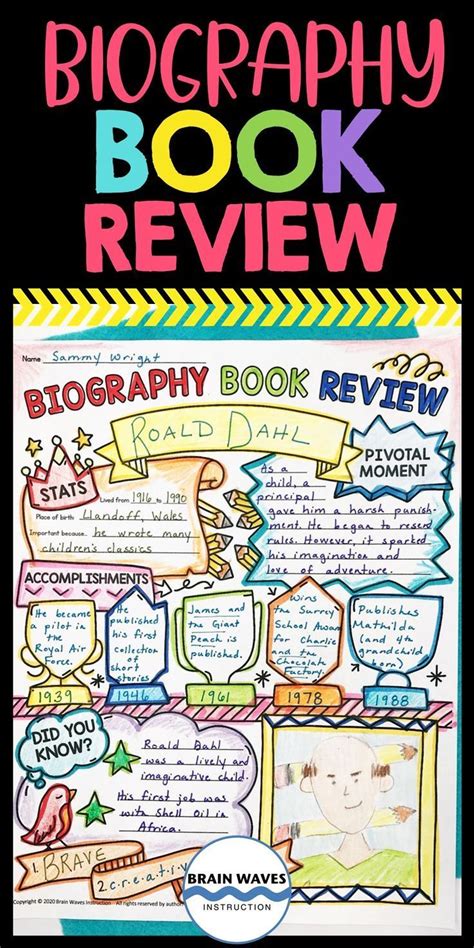 Biography Book Review Biography Project Doodle Book Report For