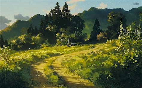 Studio Ghibli Fantasy Landscape Landscape Illustration Landscape Art