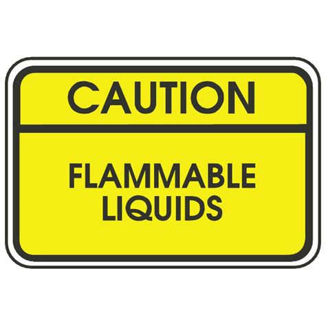 Caution Flammable Liquids Sign Royalty Free Stock SVG Vector And Clip Art