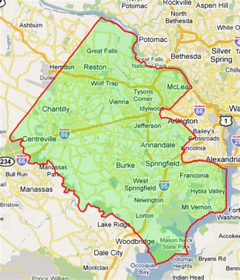Fairfax County District Map