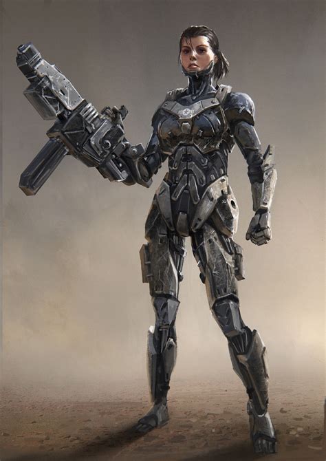 Cyborgs Soldier Female Cyborg Soldier