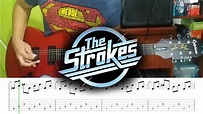How to play Selfless | The Strokes (Tutorial + Guitar pro Tabs) - YouTube