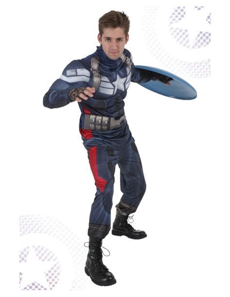 Avengers Endgame Deluxe Boys Captain America Costume Ph