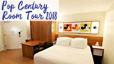 Disneys Pop Century Resort Refurbished Room Tour 2018 Walt Disney