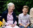 Queen Margrethe of Denmark with her grandchild Prince Christian of ...