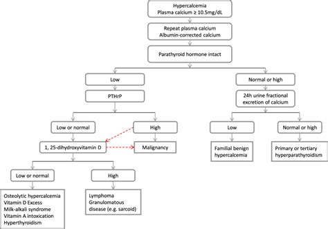 The Current Diagnostic Algorithm Of Hypercalcemia Of Malignancy Pthrp