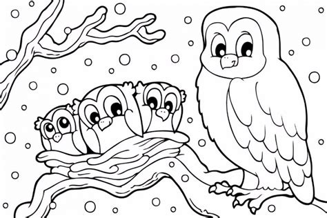 Get This Printable Winter Coloring Pages 810599