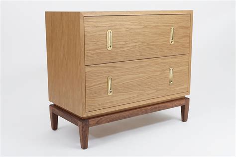 Oak 2 Drawer Arcadia Chest By Lawson Fenning For Sale At 1stdibs