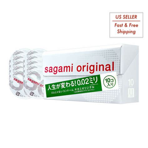 Sagami Original 002 10 Pcs Japanese Ultra Thin Non Latex Condom