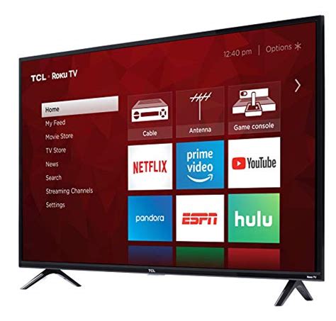 Thanks to the size, this roku 4k tv is a can be a good choice for the living room, a game room or even a large bedroom. TCL 49S325 49 Inch 1080p Smart Roku LED TV (2019) | Your ...