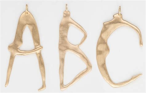 Bjørgs Nude Alphabet The French Jewelry Post By Sandrine Merle