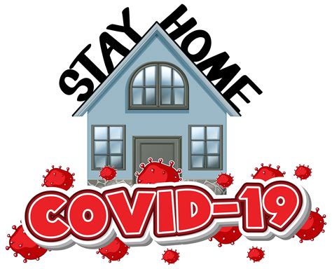 Stay Home Covid 19 Background 1154929 Vector Art At Vecteezy
