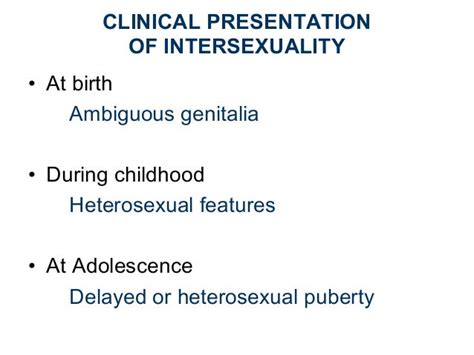 Ambiguous Genitalia Presentation