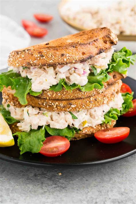 Tuna Salad Sandwich Quick And Easy Lunch Delicious Meets Healthy