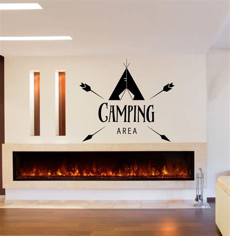 Campfire Wall Decal Home Design Camper Wallstickers Happy Campers Decal
