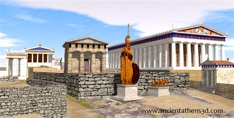 Classical Acropolis Of Athens Ancient Athens 3d