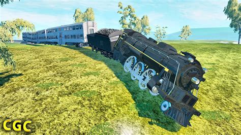 Steam Train Crashes Beamng Drive Youtube