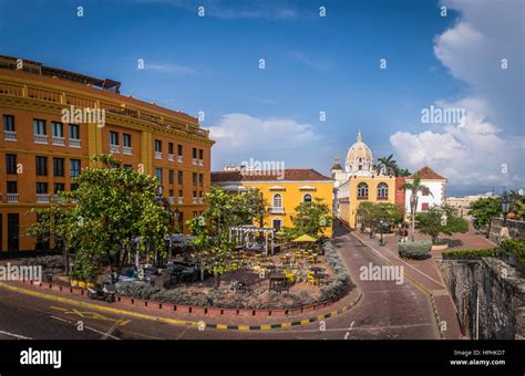 Old Walled City Of Cartagena Colombia Stock Photo Alamy