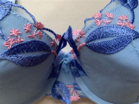 vintage lace bra 90s y2k soft fairycore pastel bra bl… gem