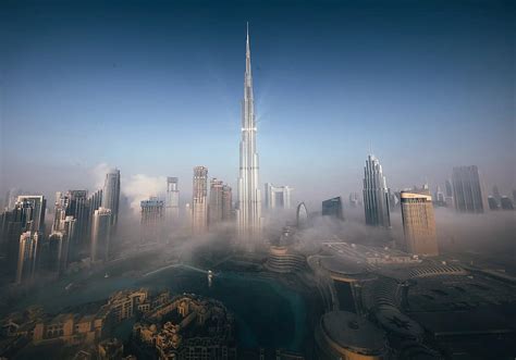 Burj Khalifa Das Höchste Gebäude Der Welt Steht In Dubai 2022