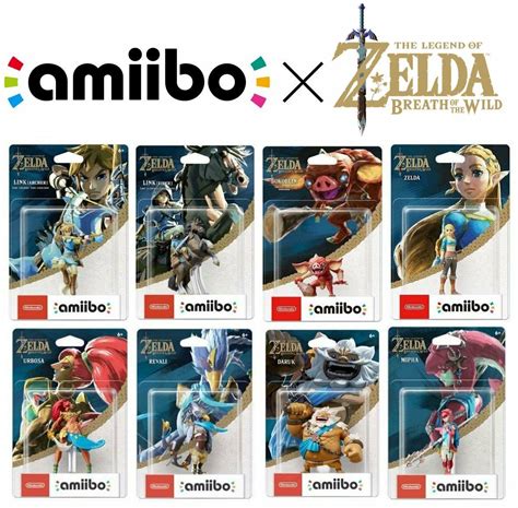 The Champions Amiibo The Legend Of Zelda Breath Of The Wild Collection