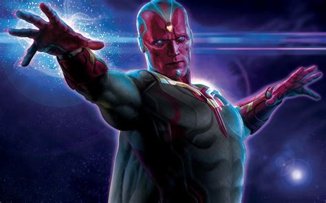 Papel Pintado Avengers Age Of Ultron Paul Bettany Vision Hd