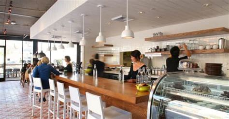 Natural Wood Bar Top By Rios Clementi Hale Studios At Cafe Gratitude