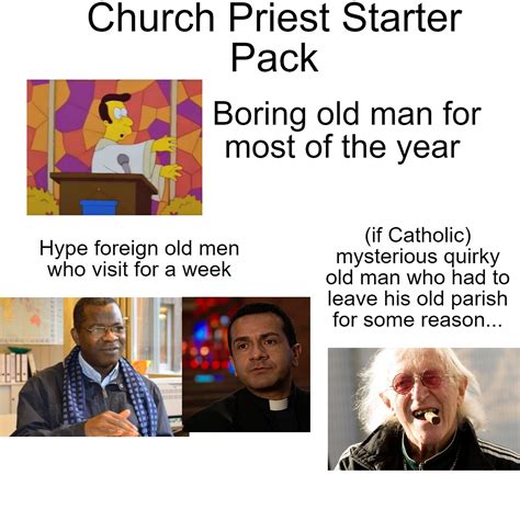Church Priest Starter Pack Rstarterpacks Starter Packs Know
