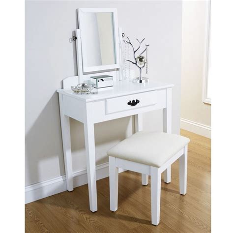 The padded seat cover is a fairly neutral warm cream with a rib effect. Contemporary Bedroom Furniture Shaker Dresser White