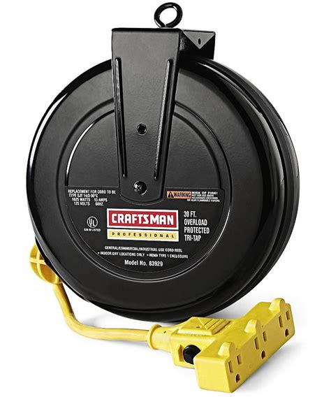 Maybe you would like to learn more about one of these? Electric Retractable Extension Cord Reel 30 ft Power Heavy Duty Garage Outlet | Extension cord ...