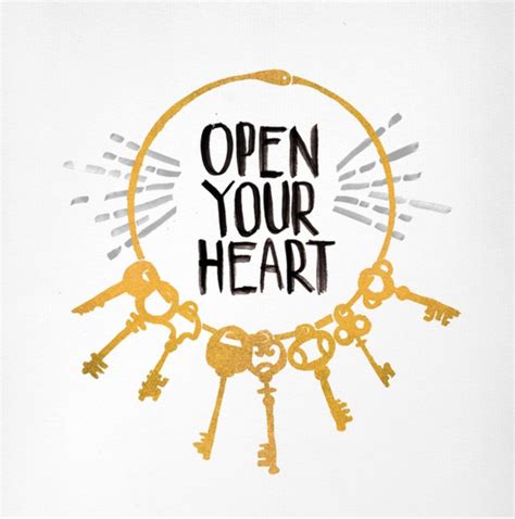 Open Your Heart #quote #typography #love | Open heart quotes, Open your heart quote, Open heart
