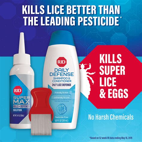 Rid Super Max Lice Treatment Kit Kills Lice And Super Lice And Eggs 247