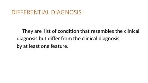 Diagnosis In Dentistry
