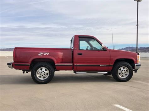 1991 Chevy Silverado Z71 Step Side 4wd Pickup Truck One Owner All