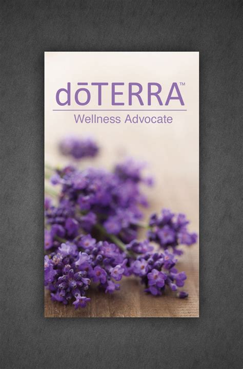 Digital Doterra Business Card Design Full Color By Crystalcoatney