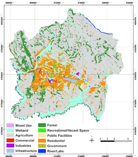 City Of Kigali Current Land Use Map Download Scientific Diagram