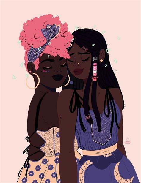 pin by candy k 💖 on ♤ s♧ lesbian art black girl art black love art