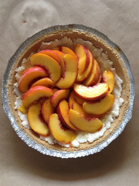 Scribbles From Emily Make No Bake Fresh Peach Pie