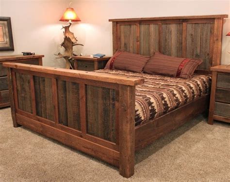 The Superior Design Of Barn Wood Bedroom Furniture Rustic Bedroom