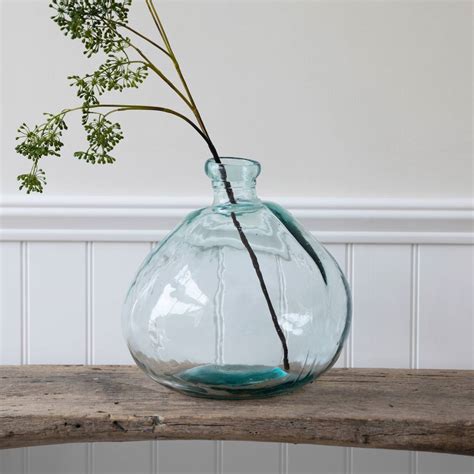 Bubble Turquoise Recycled Glass Flower Vase By All Things Brighton Beautiful