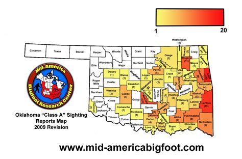 Bigfoot Field Guide Sighting Report Maps