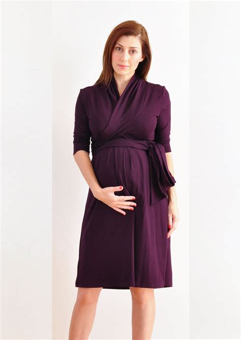 Maternity Wrap Dress Mansene Ferele