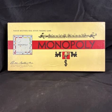 Vintage Monopoly Parker Brothers Board Game Mixed Set Picclick