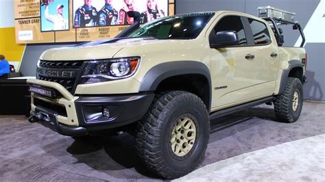 Chevy Colorado Concepts Built For Overlanding Desert Racing At Sema