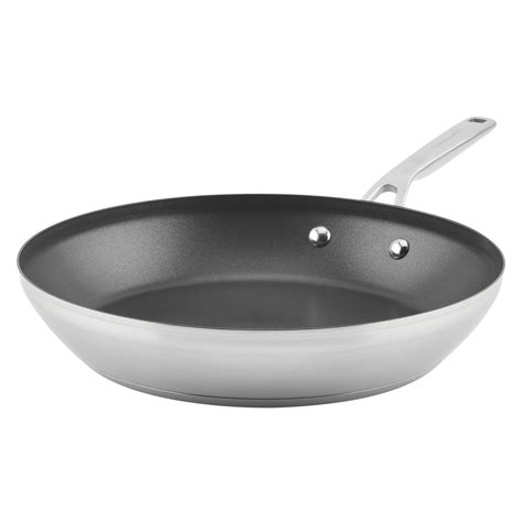 Kitchenaid 3 Ply Base Stainless Steel Nonstick Induction Frying Pan 12