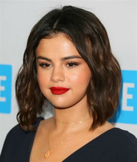 Selena Gomez Dark Lipstick